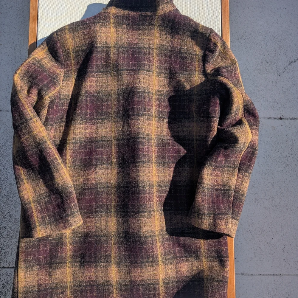 Pendleton Walker Plaid Pea Coat - Picture 5 of 5